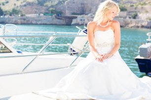 Утро невесты на белоснежной яхте