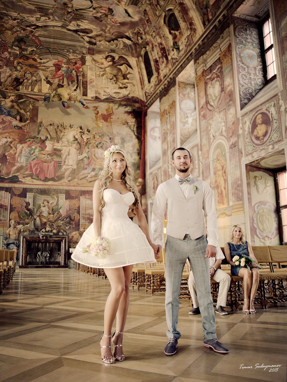 Свадьба в Чехии, свадьба в замке Троя