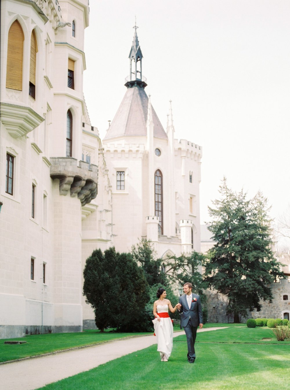Свадьба в Чехии, свадьба в замке Глубока над Влтавой