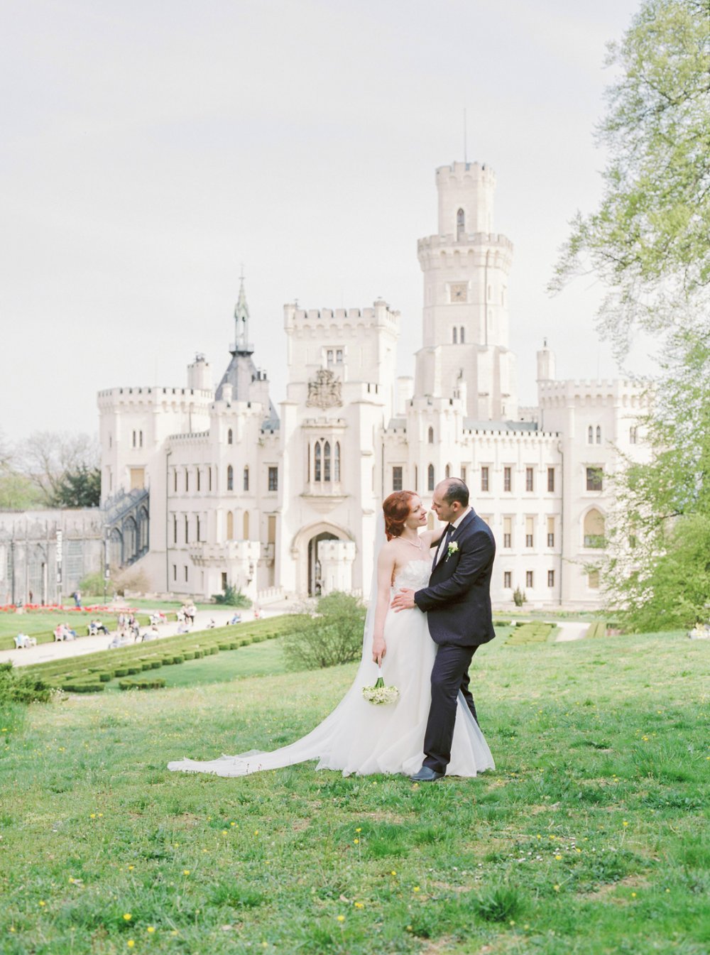 Свадьба в Чехии, свадьба в замке Глубока над Влтавой