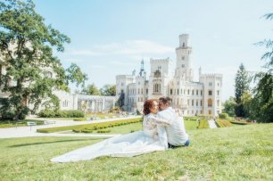 Свадьба в замке Глубока над Влтавой Екатерины и Евгения