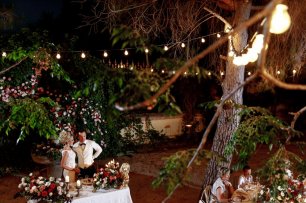 Магическая атмосфера на свадебном ужине