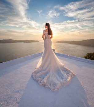 Bride. Romantic wedding in Italy, Friuli Venezia Giulia