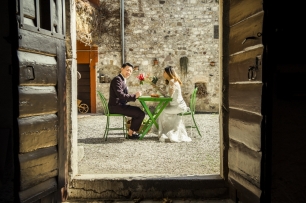 Предсвадебная фотосъёмка в замке