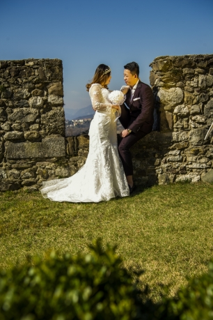 Предсвадебная фотосъёмка в замке