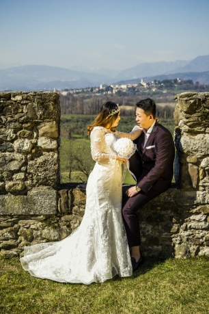 Предсвадебная фотосъёмка в замке