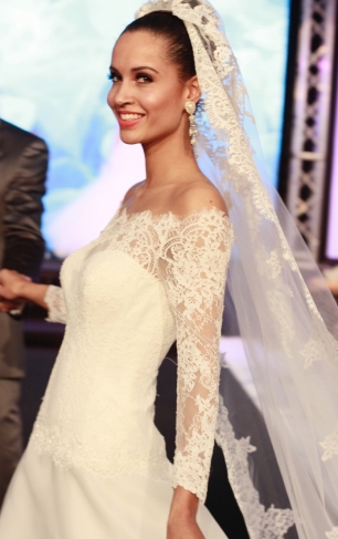 Свадебная выставка. Невеста