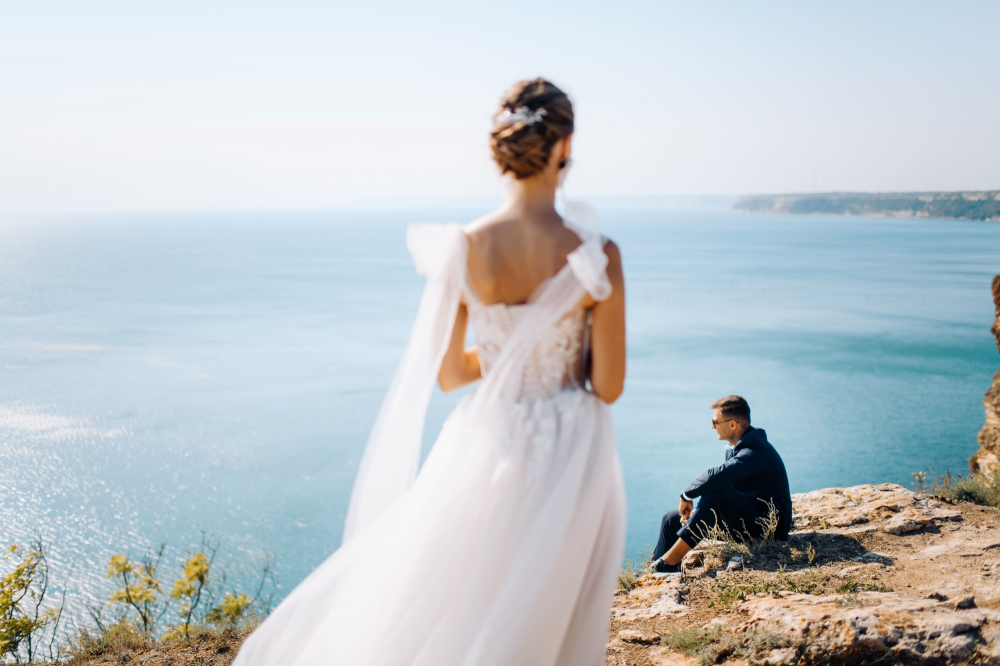 Свадьба в Болгарии, Камерная свадьба на море. Организация INSIDE WEDDING. Фотограф Александр Медведенко