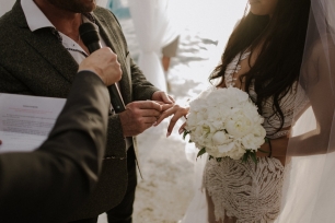 Белый букет невесты