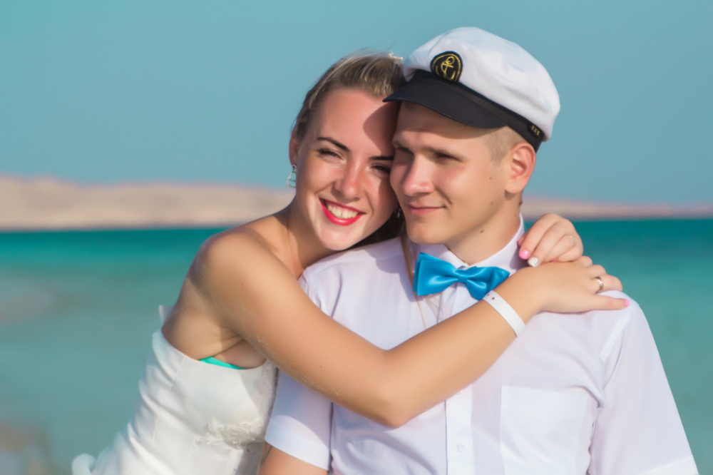 Мини-свадебная церемония на острове "Чайка" Хургада, Египет. Свадьба за границей.