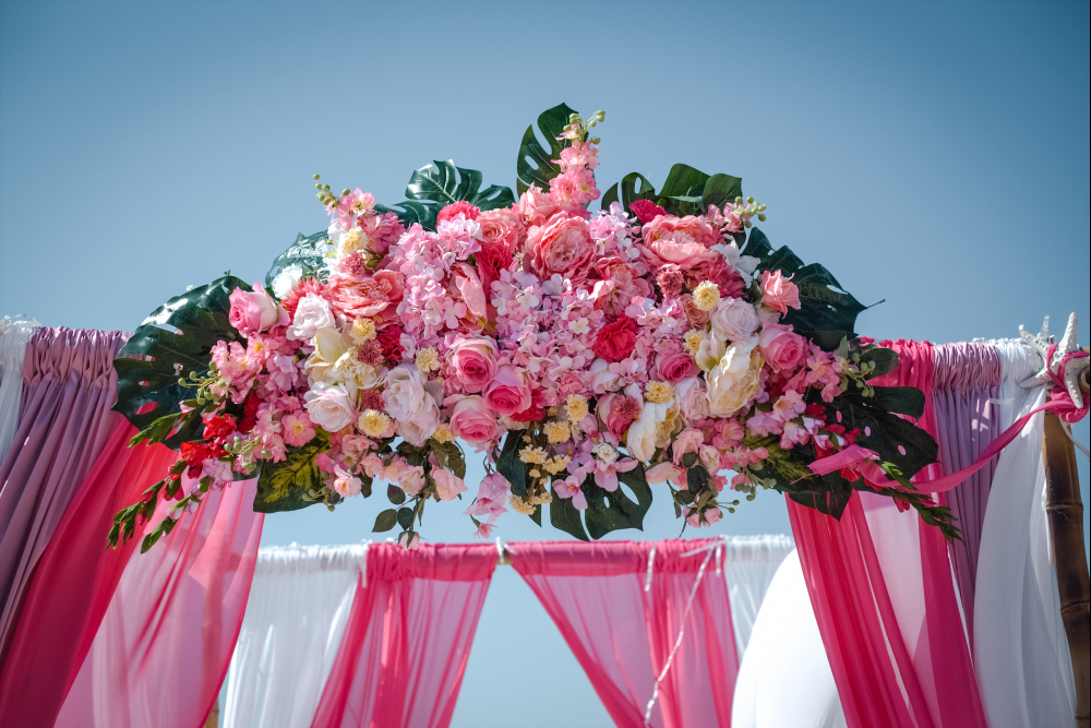 Завораживающая свадебная церемония Жемчужном острове Хургада, Египет. Свадьба за границей.