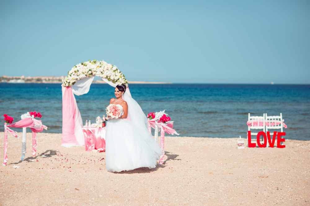 Свадебная церемония "Роскошь Египта" Сахл Хашиш, Хургада, Египет. Свадьба за границей.