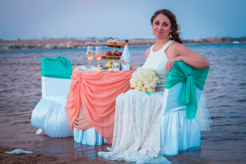 Мини-свадьба "Предложение руки и сердца" Сахл Хашиш, Хургада, Египет. Свадьба за границей.