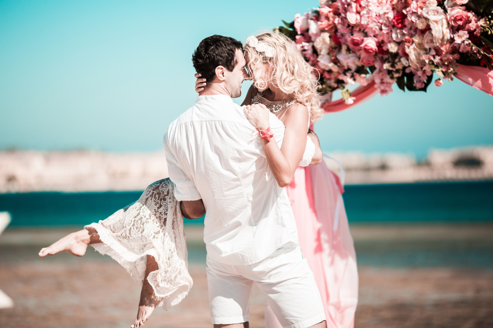 Мини- свадебная церемония "Нежная роза" Сахл Хашиш, Хургада, Египет. Свадьба за границей.