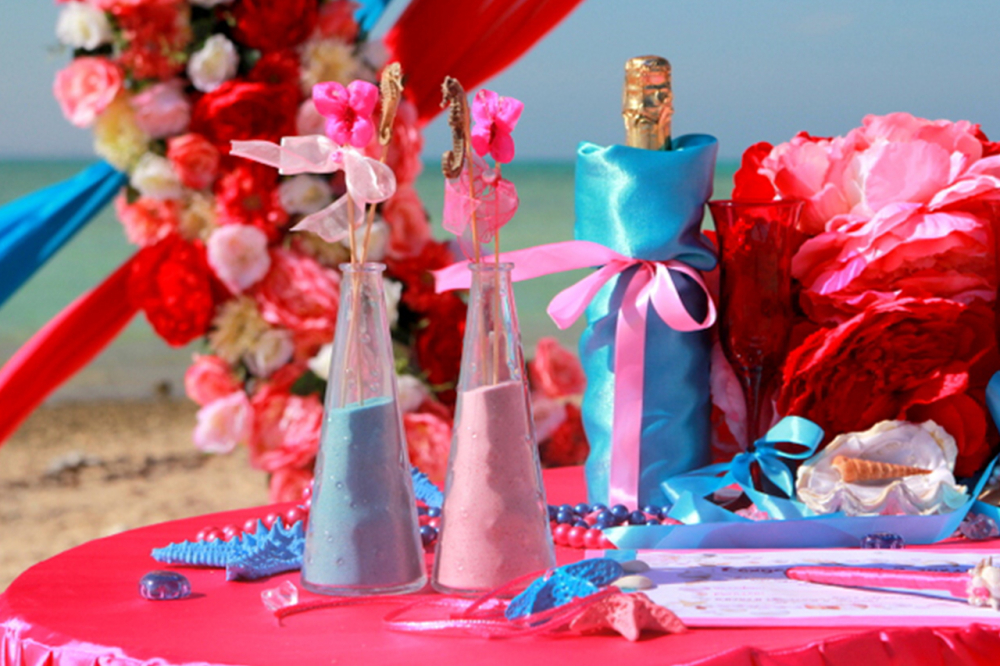 Мини- свадебная церемония "Море сердец" Сахл Хашиш, Хургада, Египет. Свадьба за границей.