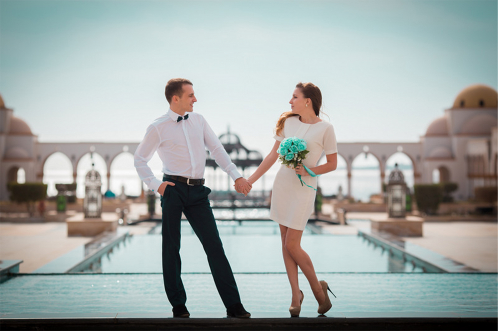 Мини- свадебная церемония "Джунгли любви" Сахл Хашиш, Хургада, Египет. Свадьба за границей.