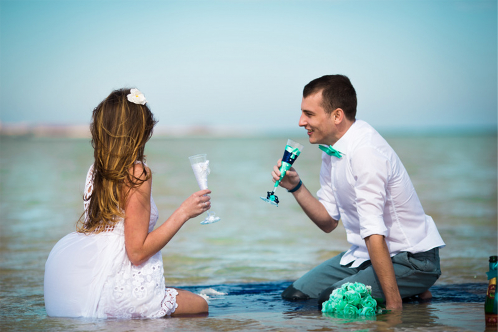 Мини- свадебная церемония "Джунгли любви" Сахл Хашиш, Хургада, Египет. Свадьба за границей.