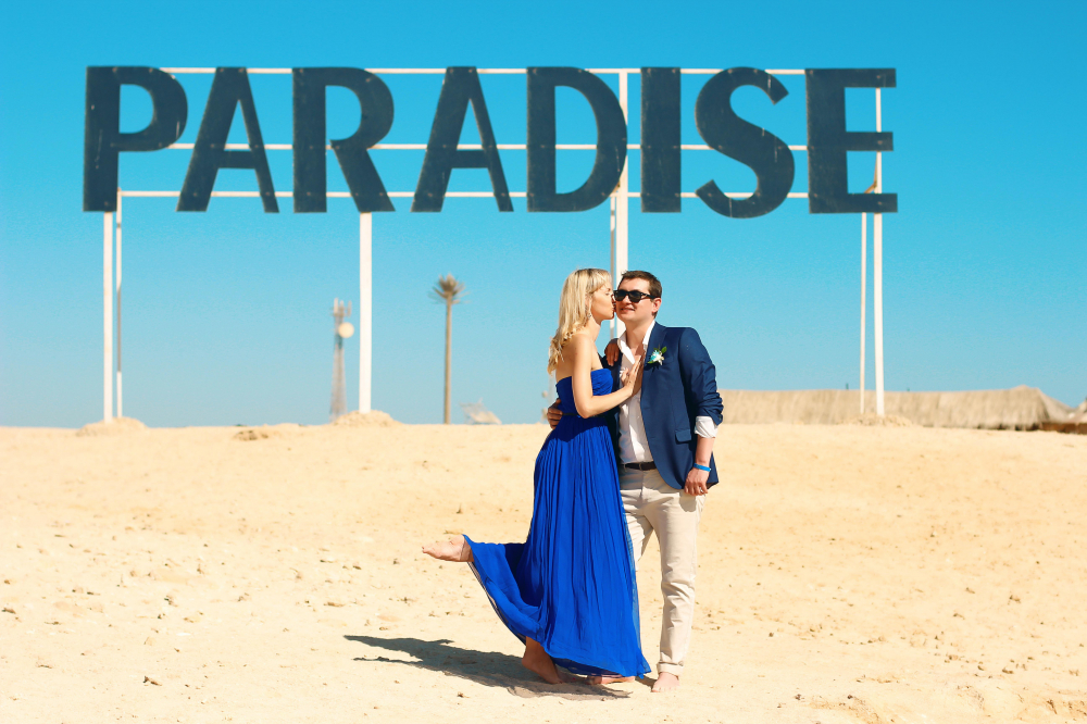 Мини-свадьба остров "Paradise" Хургада, Египет. Свадьба за границей.