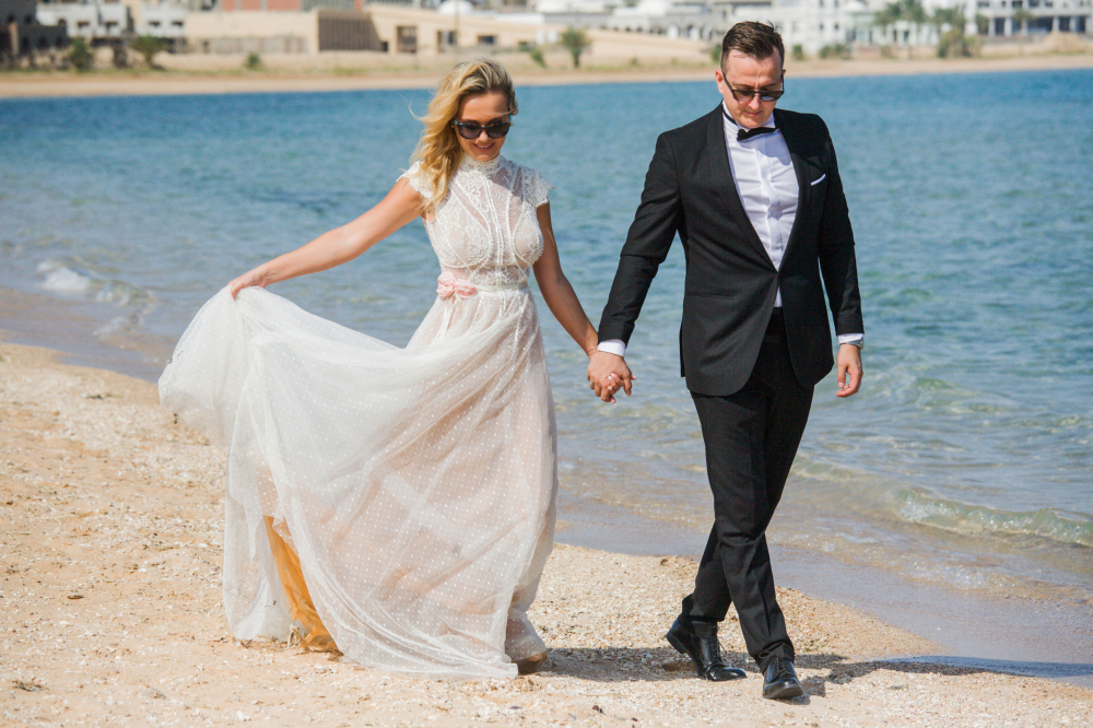 Мини- свадебная церемония "Любовь в воздухе" Сахл Хашиш, Хургада, Египет. Свадьба за границей.