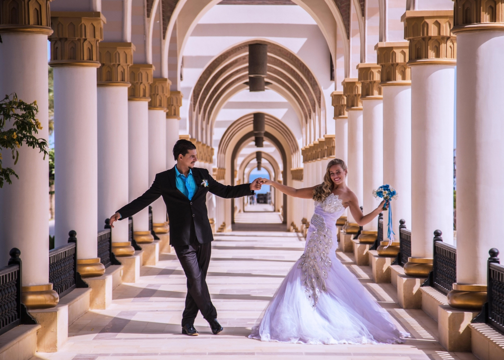 Мини- свадебная церемония "Морская сказка" Сахл Хашиш, Хургада, Египет. Свадьба за границей.