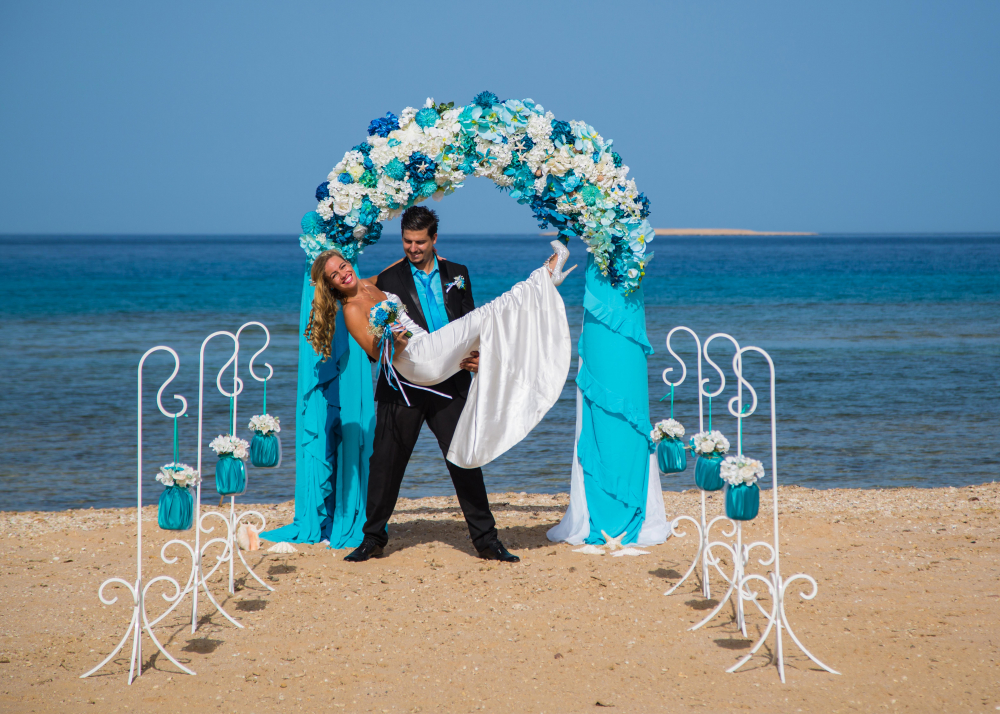 Мини- свадебная церемония "Морская сказка" Сахл Хашиш, Хургада, Египет. Свадьба за границей.
