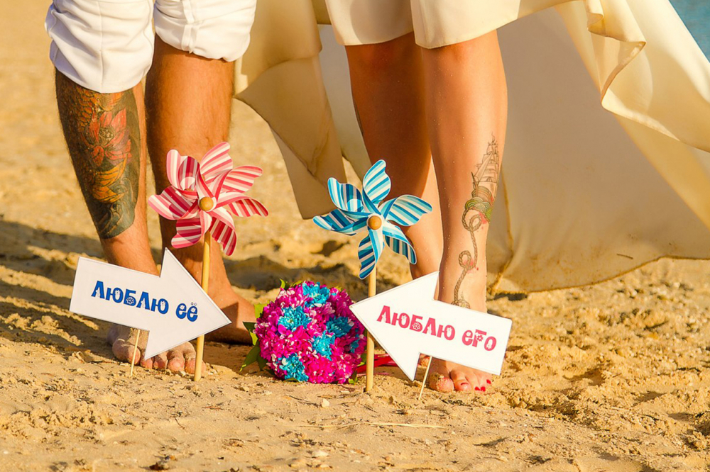 Мини- свадебная церемония "Море сердец" Сахл Хашиш, Хургада, Египет. Свадьба за границей.