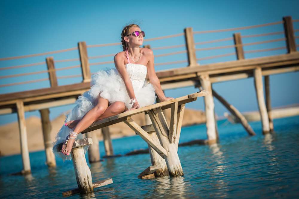 Завораживающая свадебная церемония Жемчужном острове Хургада, Египет. Свадьба за границей.