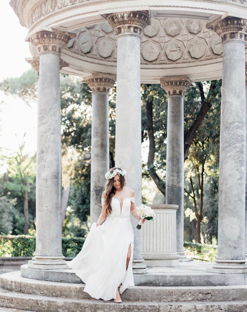 Невеста в Риме, Вилла Боргезе