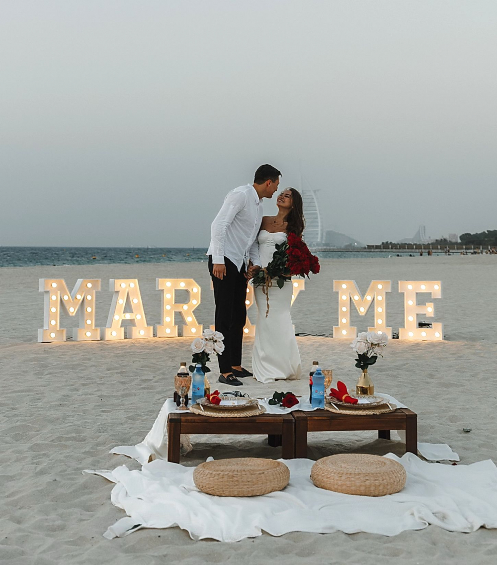 Фотограф в Дубае - Marry Me proposal