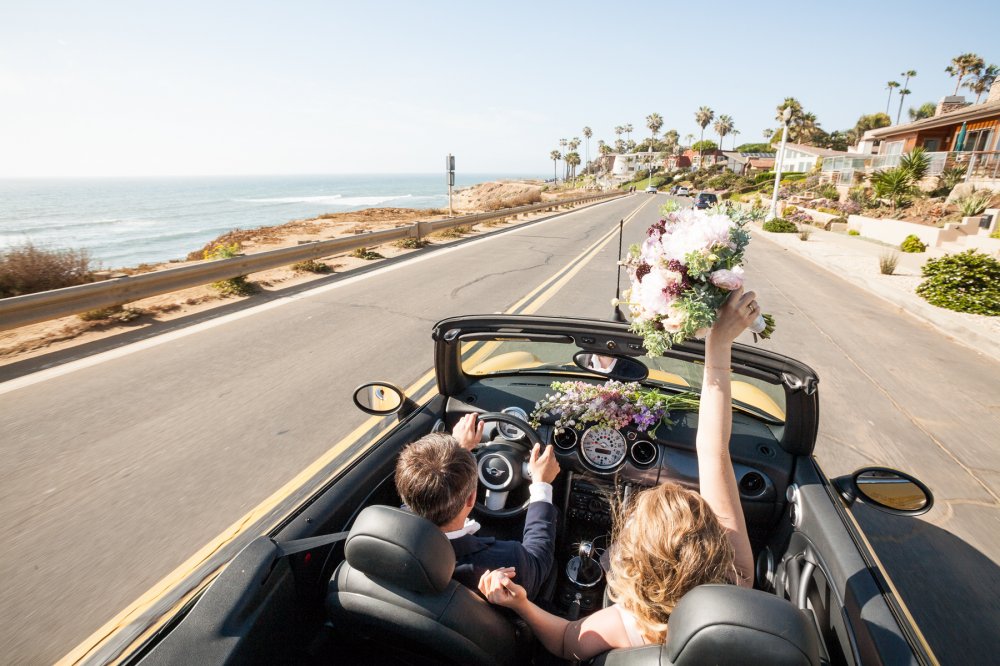 Свадебная прогулка в Калифорнии
