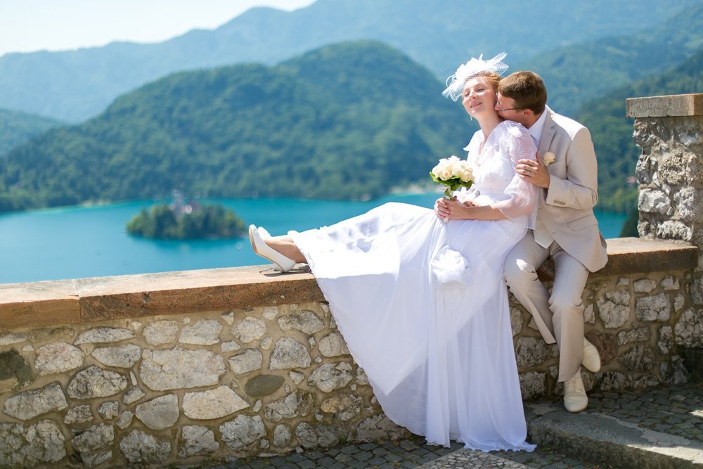 Свадьба в старинном замке Блед