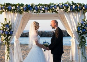 Бракосочетание на берегу моря