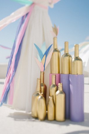 Бутылки в декоре