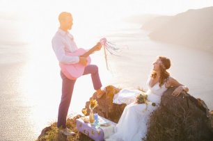 Яркая бохо-свадьба