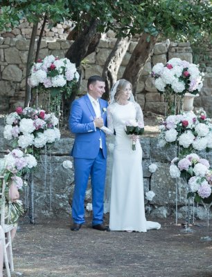 Свадебная регистрация на королевском пляже