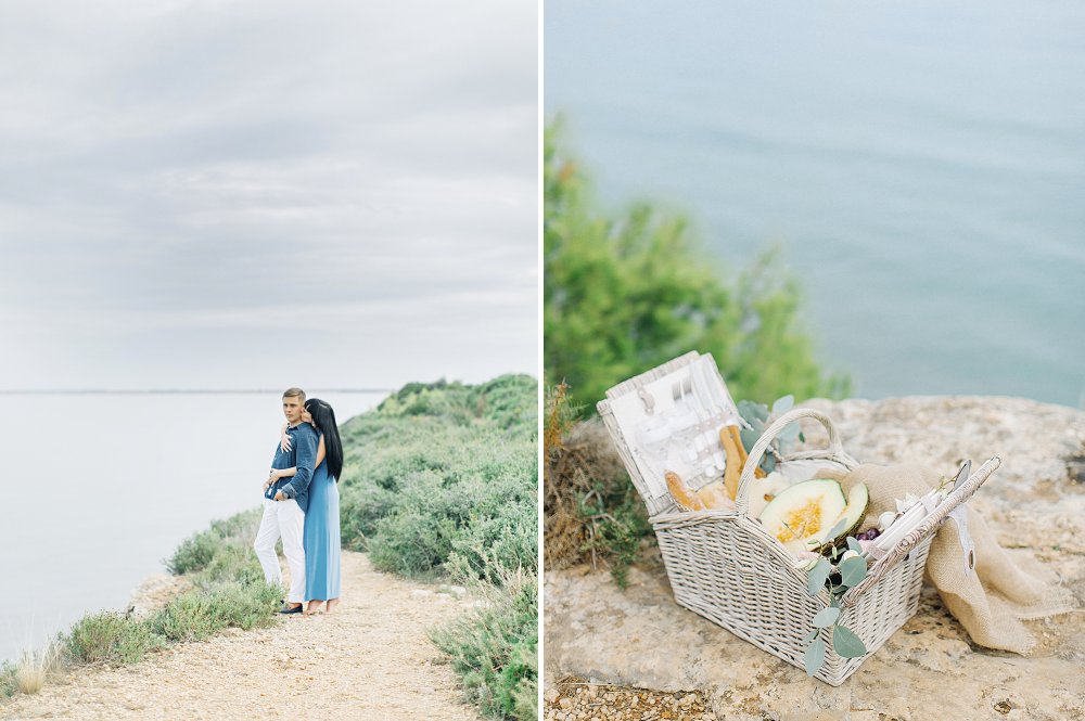 Романтический пикник на берегу моря. Испания. 

http://marrybcn.com/