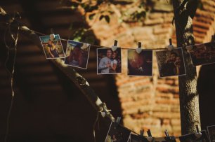 Оформление свадебной площадки фотографиями молодоженов