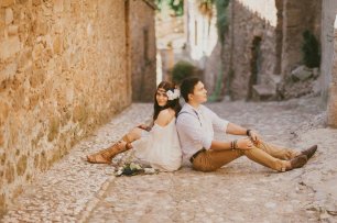 Прогулка по средневековой деревне в Испании