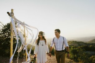 Свадебная церемония в горах