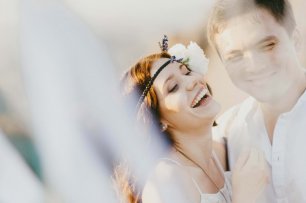 Цветы в прическе