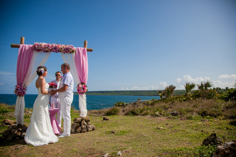 свадьба в Доминикане, остров Саона, свадьба за границей