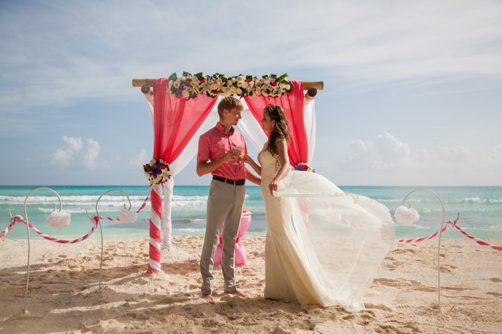свадьба в Доминикане, остров Саона, свадьба за границей