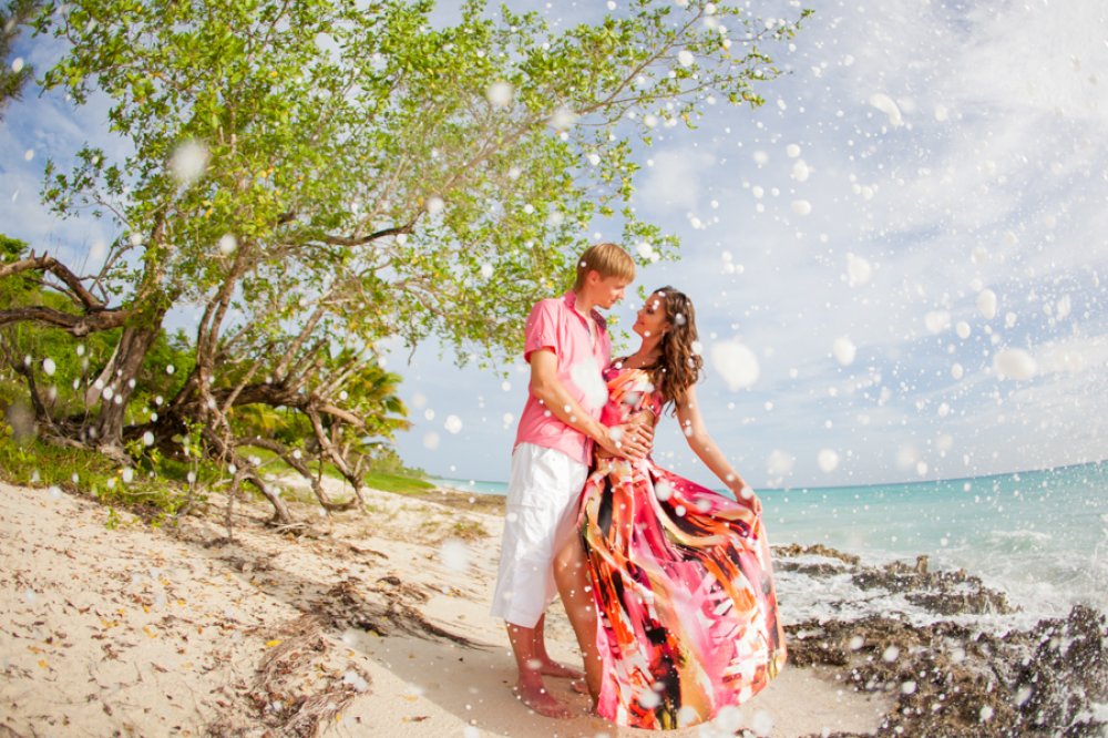 свадьба в Доминикане, остров Саона, свадьба за границей