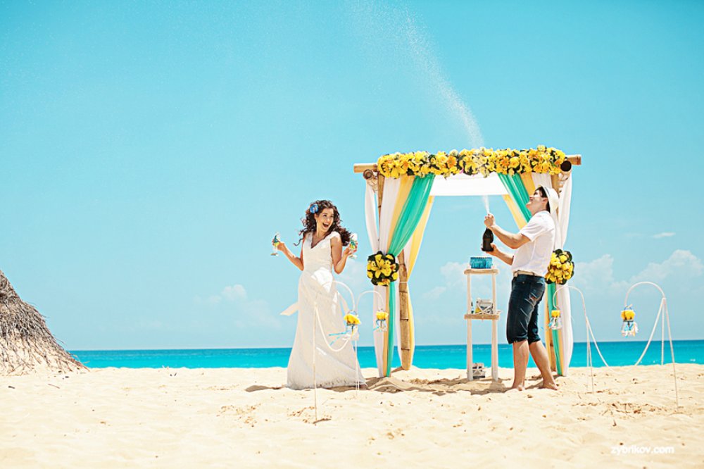 свадьба в Доминикане, пляж Макао, свадьба за границей, отзывы, цена