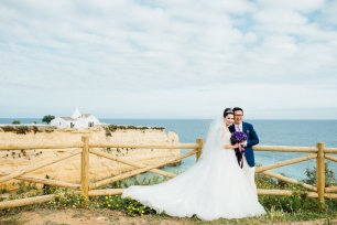 Прекрасный фон для свадебного фото