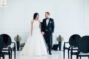 Black & White wedding