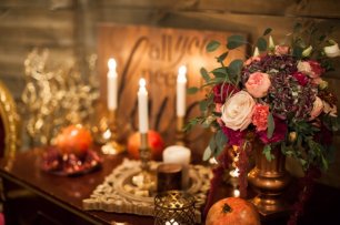 Свадьба в цвете Марсала