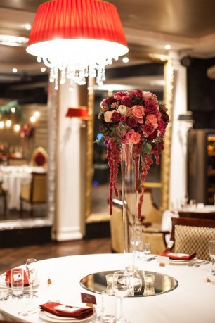 Свадьба в цвете Марсала