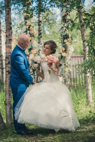 Фотосессия на качелях