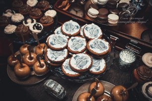 Сладкий стол в коричневой гамме